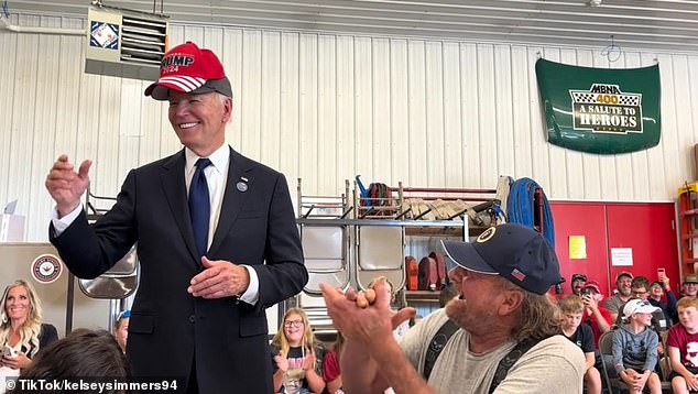 Even President Joe Biden has donned a Trump hat, clearly in jest.