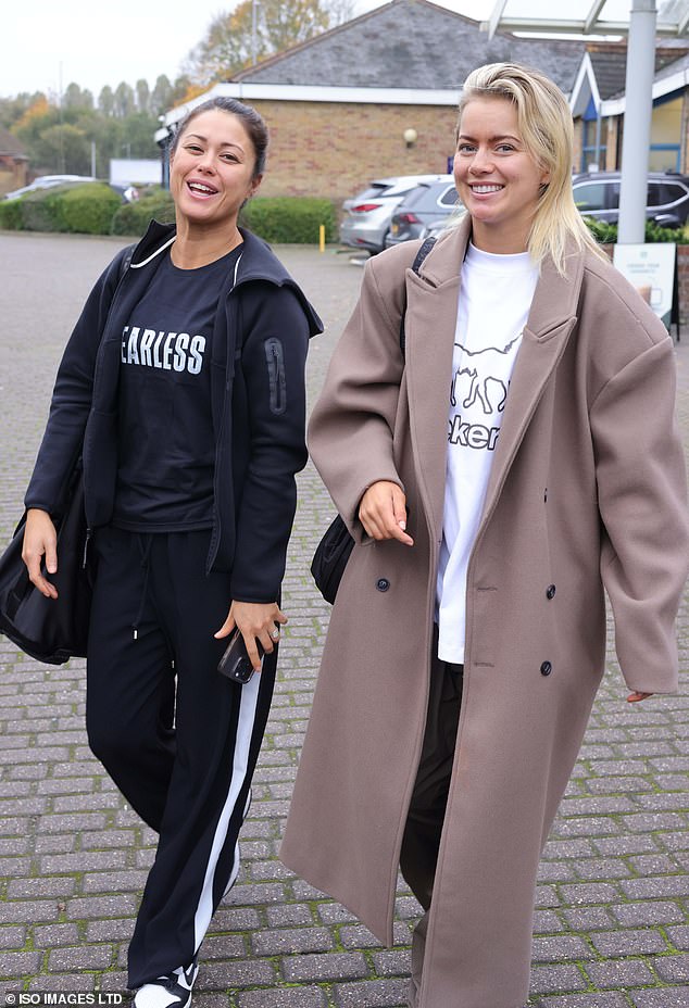 Also attending the rehearsals were Sam Quek and Tasha Ghouri, who opted not to wear makeup for the outing.