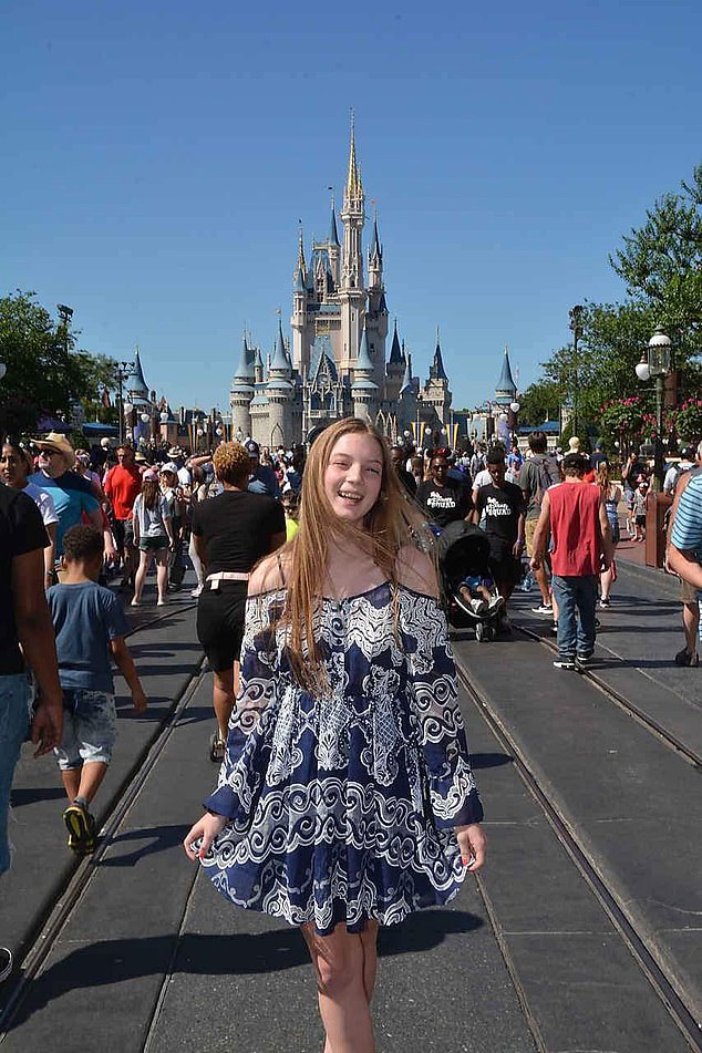 Isabel enjoying a day at Disneyland