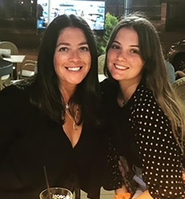 Charlotte Simpson with her mother Sarah