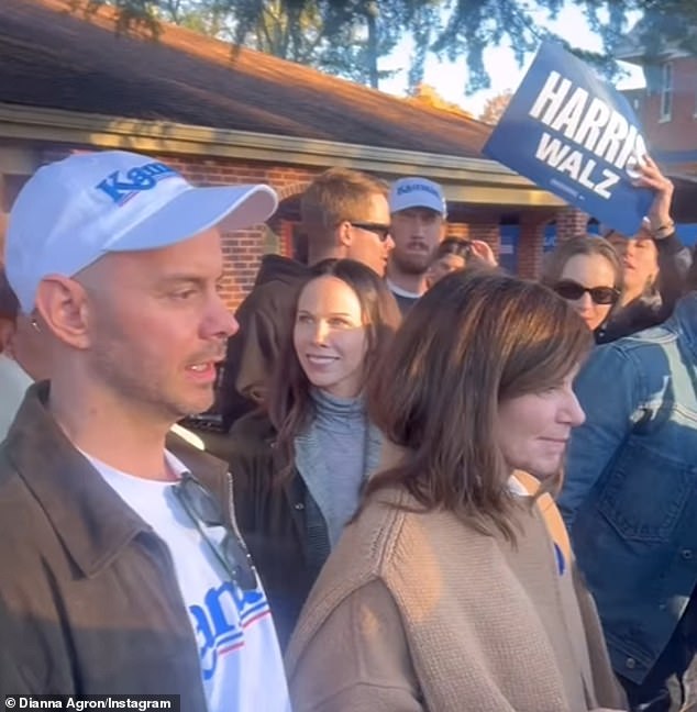 It was a discreet gesture, but it still made her the last person identified with the pre-Trump Republican Party to throw her support behind the Democratic candidate.