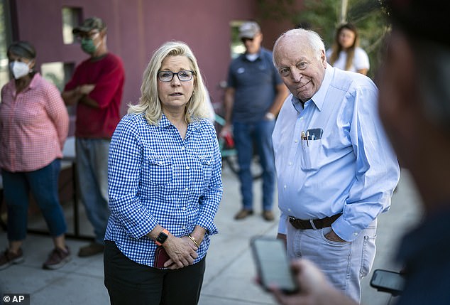 Both Cheneys are former House Republican leaders, and the elder Cheney served two terms as George W. Bush's Republican vice president from 2001 to 2009.