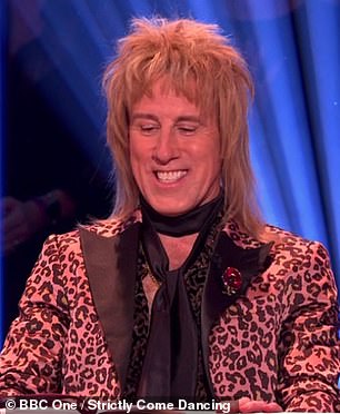 During this week's live show, Anton tried to dress up as Sir Rod Stewart, but viewers couldn't understand him at all.