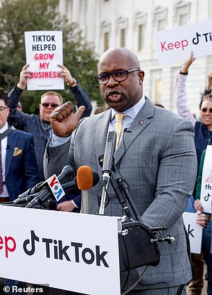 Rep. Jamal Bowman joins TikTok creators to protest push to ban popular social media app