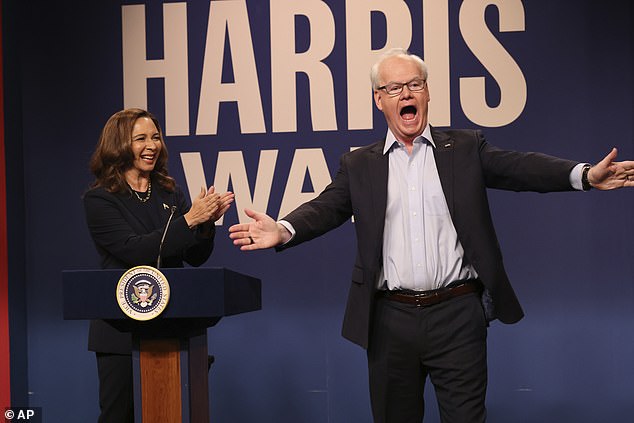 Harris will likely come face to face with longtime SNL cast member Maya Rudolph, who was specifically chosen to play the vice president after Joe Biden dropped out of the race.