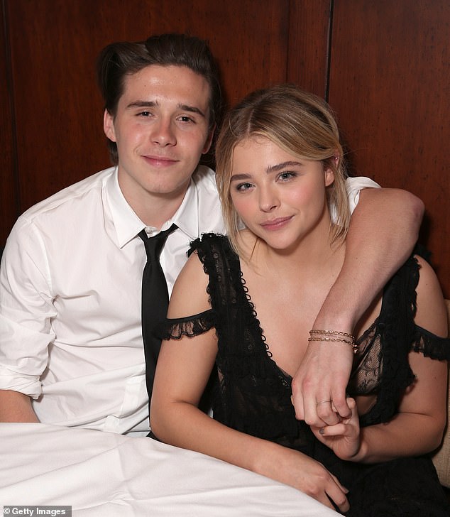 She was previously in an on-off relationship with Brooklyn Beckham from 2014 to 2018; seen in 2016