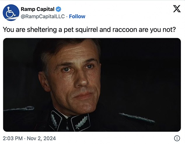 1730595761 693 Euthanized squirrel becomes bizarre election talking point after fake Trump