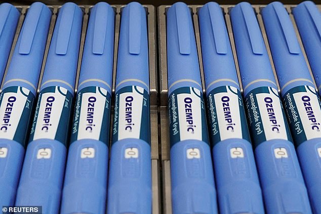 Pens for the diabetes drug Ozempic are on a production line to be packaged at Danish drugmaker Novo Nordisk's facility in Hillerod, Denmark.