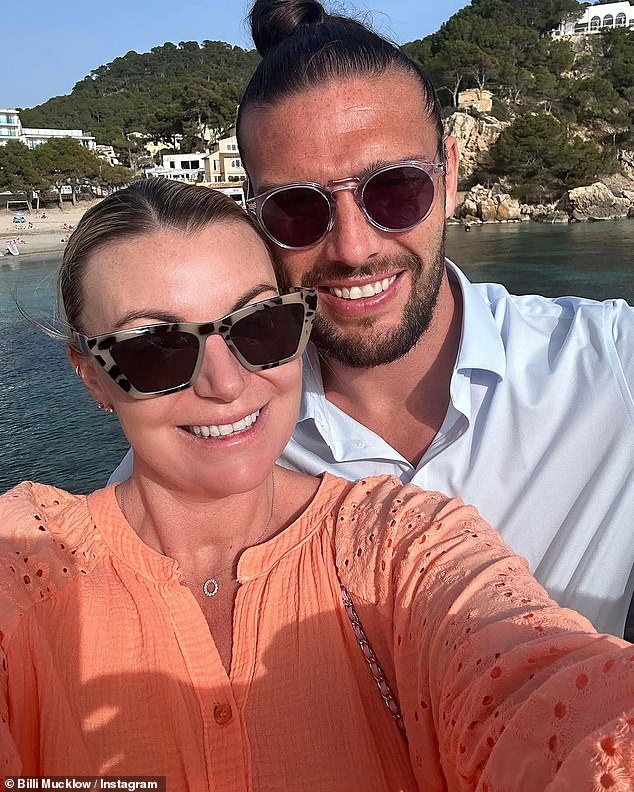 Friends of the star claim they suspect the Liverpool striker, 35, was dating celebrity make-up artist Lou, 41, before he and Billi split last month (Billi and Andy pictured).