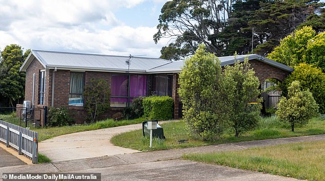 The McCullochs' home (pictured) is now empty, but some of their belongings are still inside.