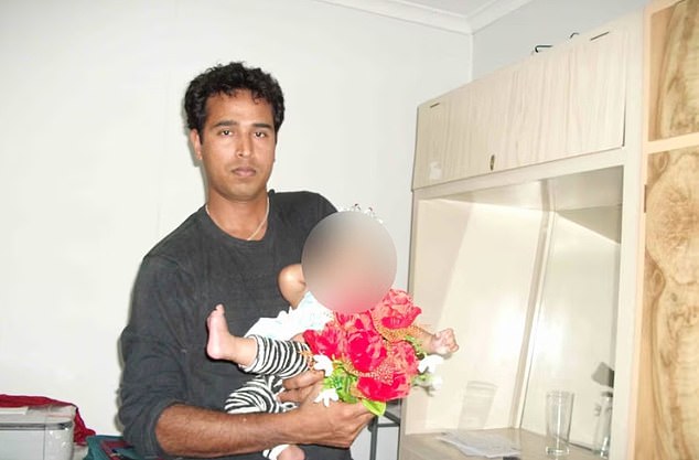 Ms Parvin's ex-husband Awlad Hossain (pictured) returned to Australia on July 13.