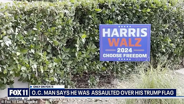 Muder believes this argument arose from a misunderstanding. Neighbor's Harris-Waltz sign stolen before fight