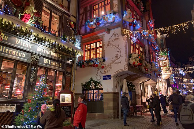 The Christmas market in Strasbourg, known as the capital of Christmas, is 