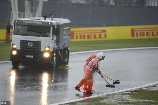 Qualification for the Brazilian Grand Prix was postponed due to adverse weather conditions