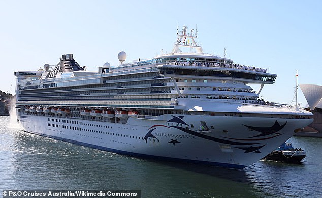 The Brisbane family were holidaying aboard P&O's Pacific Encounter at the time.