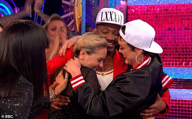 And as Amy watched JLS star JB and Lauren receive an incredible 39 points out of 40, she began to cry, with some viewers saying that although she seemed happy, it would have been difficult not to have achieved that with JB herself.