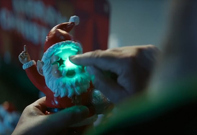 The ad, which will air for the first time on Wednesday, shows a group of gnomes arriving at the store and helping stock the shelves with all kinds of Christmas gifts.