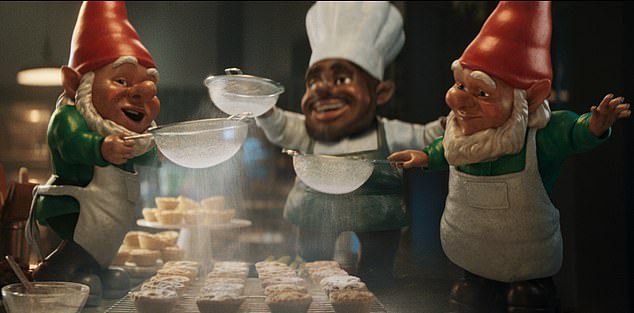 The gnomes get involved in the bakery, making sure the delicious meat pies are ready to go.