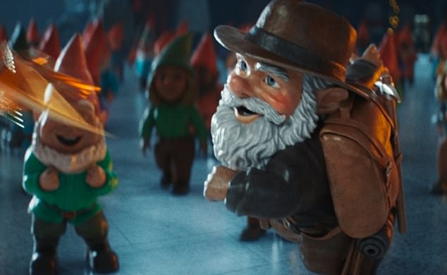 After a busy night of work at the store, boss gnome Max notices the sun rising and declares: 