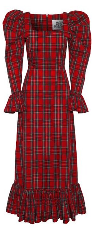 Tartan dress, £250, marybenson.london