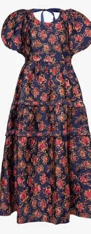 Floral jacquard dress, £185, sisterjane.com