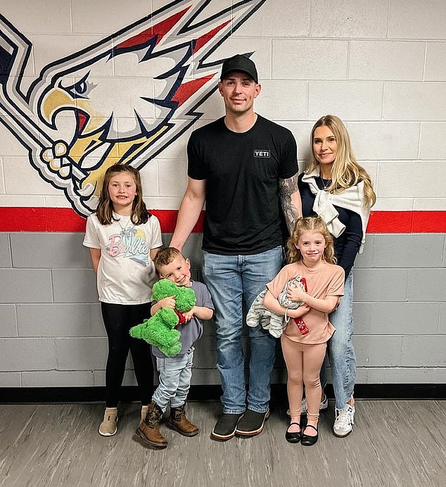 Angela, who married Carey in 2013, has three children with the Montreal Canadiens goaltender.