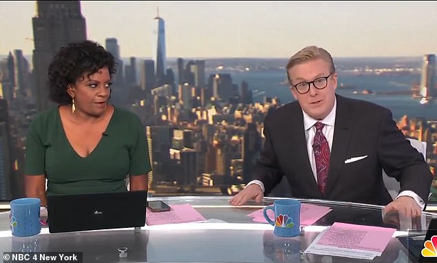 Gus Rosendale and Pat Battle, both co-hosts of NBC 4 New York's 'Weekend Today in New York', appeared to express disdain for state officials' decision to euthanize the mascot, perhaps considering it premature.