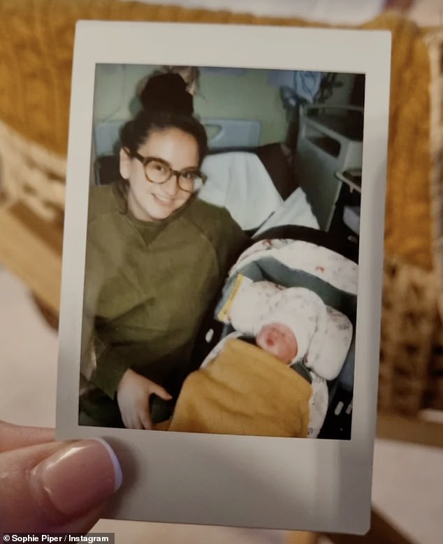 The podcaster, 34, announced the adorable news on her Instagram on Saturday alongside a sweet photo of her little one.