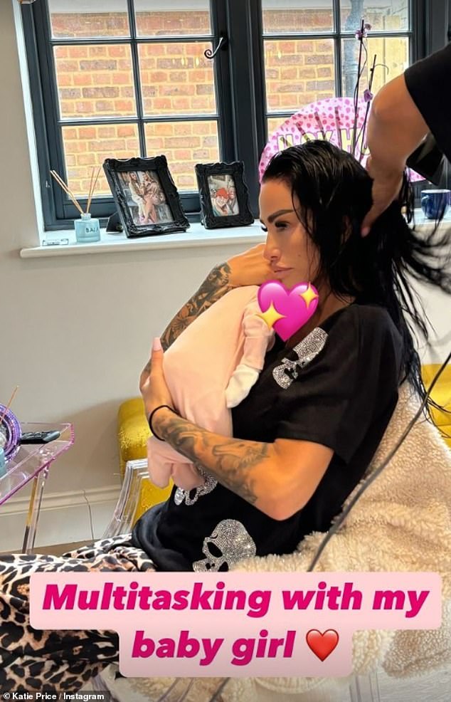 Last week, the star surprised her followers by sharing that her 'twins' had finally arrived - but it has since been revealed that they were hyper-realistic reborn dolls.