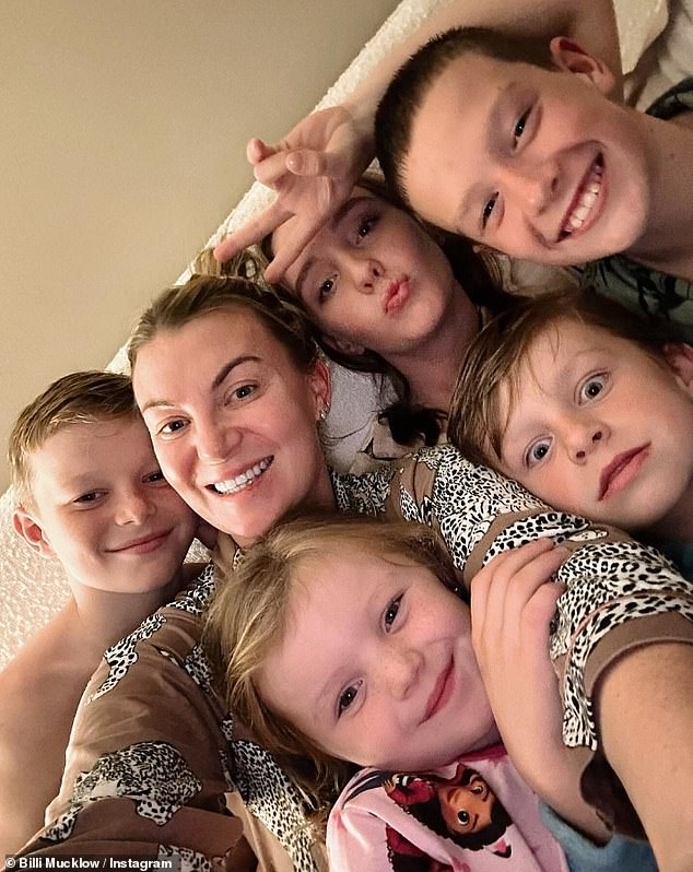 In addition to her three children with Andy, Billi is also stepmother to Andy's two children from previous relationships, Emilie Rose, 15, and Lucas, 14, whom she has always treated as if they were her own.