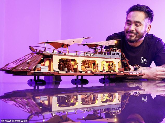 Mr. Lee's obsession with Lego led him to start his own business. Image: NewsWire/Aaron Francis