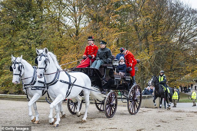 Princess Mary became patron of the Hubertus Hunt event following the death of her father-in-law, Prince Henrik, in 2018.