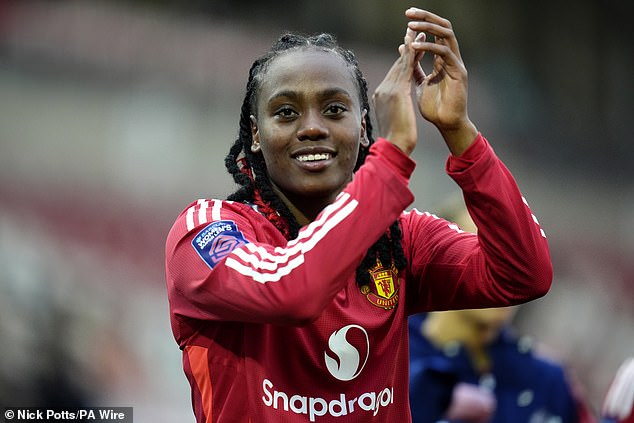 Melvine Malard scored the equalizer for Manchester United Women in the 82nd minute.