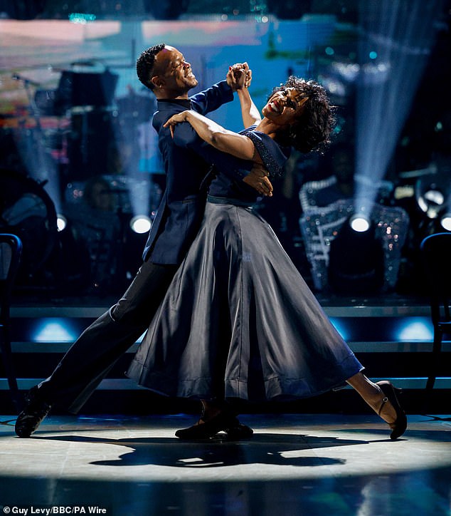 On Sunday, Sam and Nikita performed their American Smooth to Love Story by Taylor Swift again, while Montell and Johannes performed their waltz I Will Always Love You by Whitney Houston.