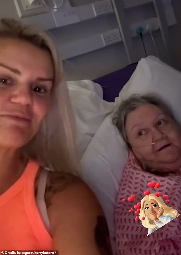 The former Atomic Kitten star, 44, shared a touching clip with her Instagram followers on Sunday as she explained that her mother, Sue, was on the road to recovery.