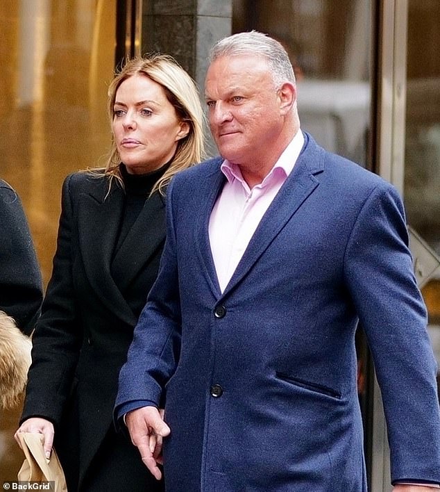 Earlier this year, Patsy and called off her engagement to the real estate mogul's fiancé, Patric Cassidy, after a series of arguments (pictured together).