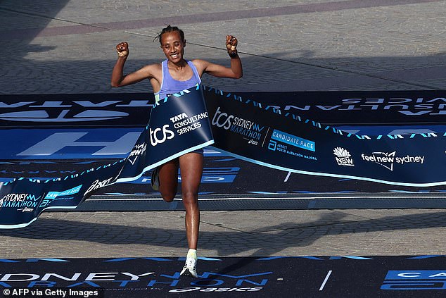 After starting in 2000, the Sydney Marathon has grown from 1,200 runners to more than 5,000, and that number will now take a big leap (pictured, 2024 women's winner Workenesh Edesa)