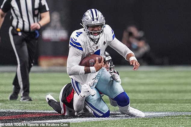 Prescott's disparaging comment came after he was injured against the Falcons on Sunday.