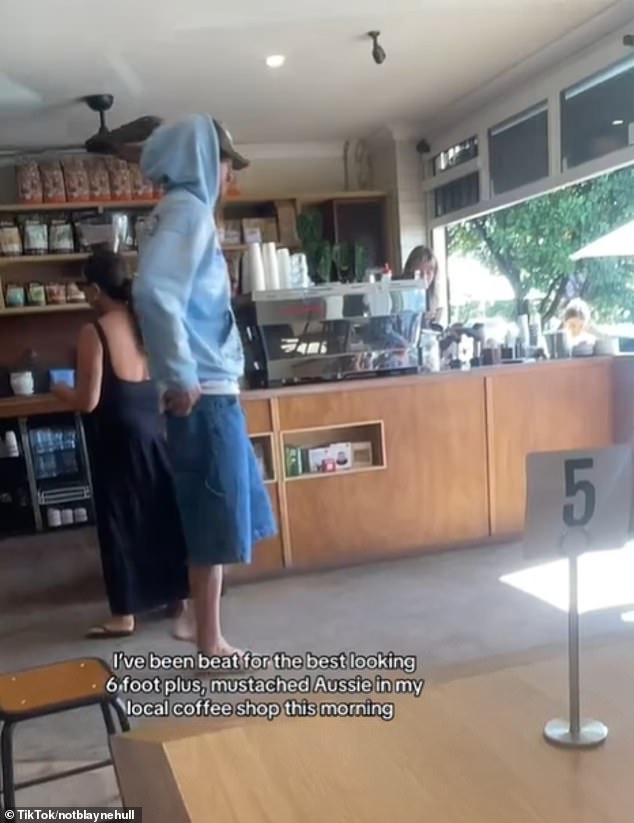 The actor, 27, was reportedly spotted making a very low-key visit to a local hotspot, with TikTok user Blayne Hull sharing a video of him walking barefoot through the cafe in true Aussie style.