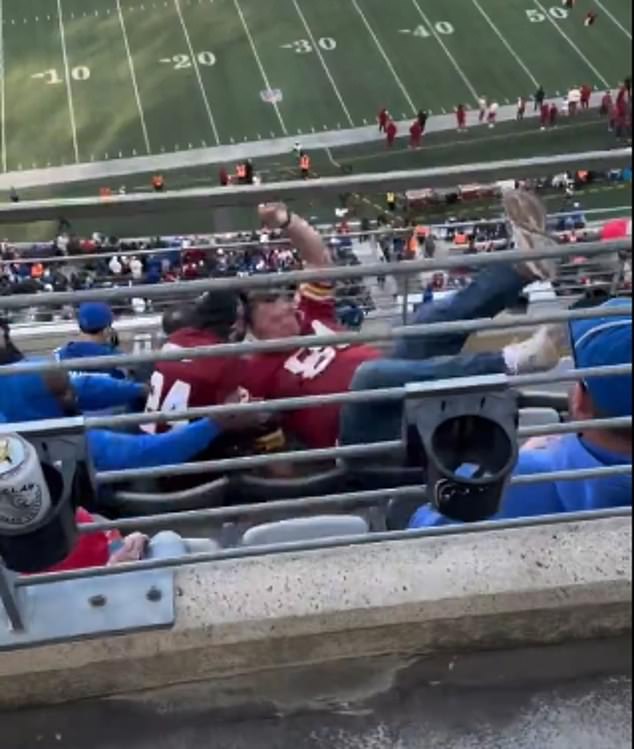 Fan fell seconds after yelling at Giants fans to 'shut the fuck up'