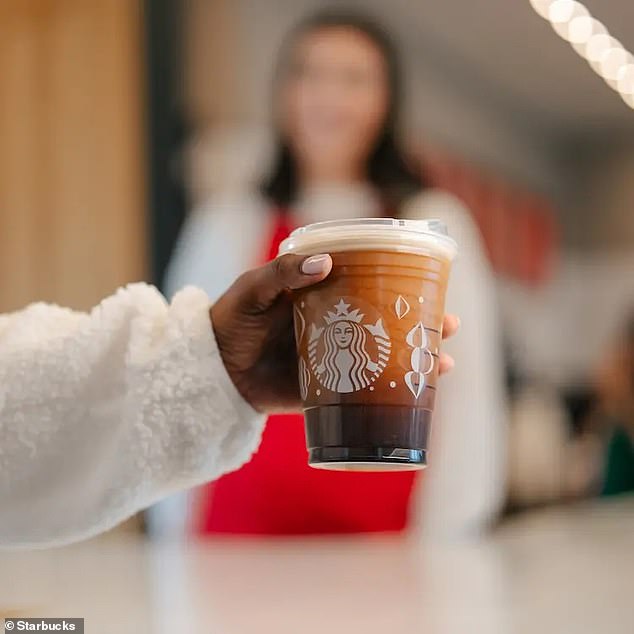 A Christmas mug for iced drinks with delicate details was also announced on Saturday.