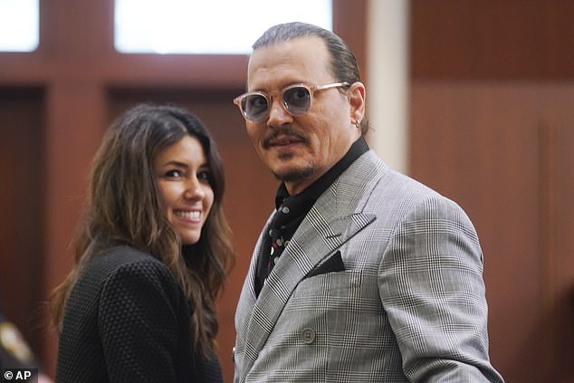 Nearly two years after she played a pivotal role in securing Depp's victory in his highly publicized $100 million defamation lawsuit (pictured) against his ex-wife Amber Heard, the 40-year-old lawyer addressed rumors of quotes that emerged in 2022.