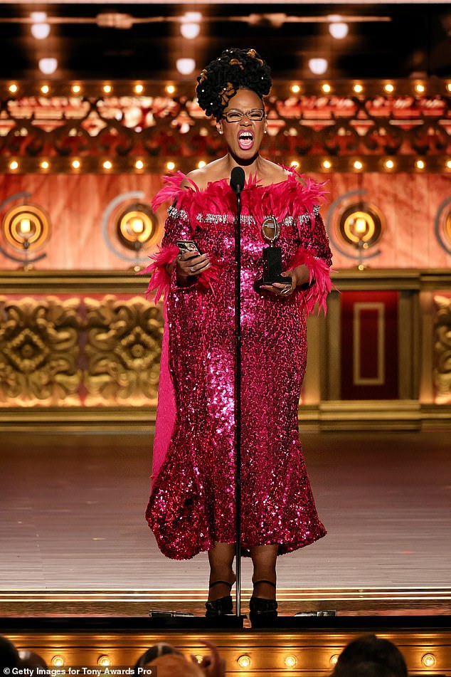 Lewis won the Tony Award for Best Performance by an Actress in a Featured Role in a Musical for Hell's Kitchen earlier this year. Photographed on June 16 in New York.