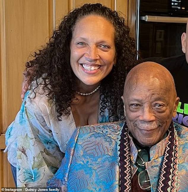 Quincy Jones' last Instagram post on Sunday wished his daughter Tina a happy birthday.