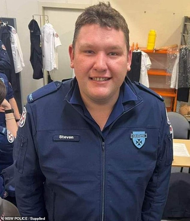 Steven Tougher (pictured) was stabbed 55 times while on a break in a McDonald's car park during a shift in Campbelltown, south-west Sydney, in the early hours of April 14, 2023.