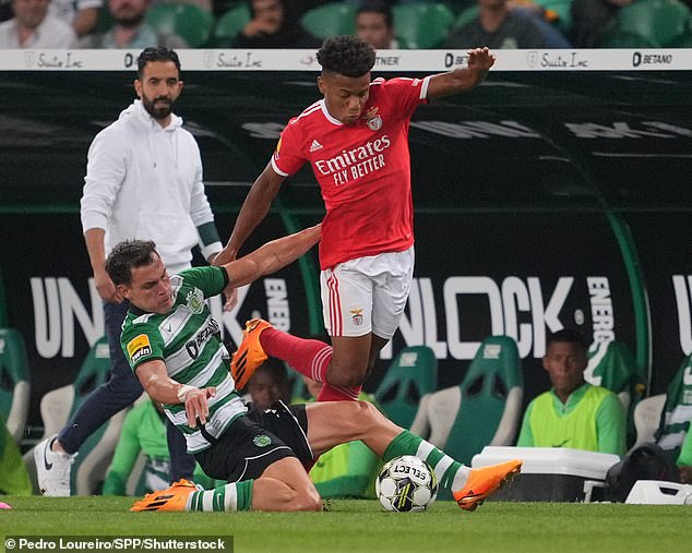 Ugarte (left) already played under the direction of Amorim at Portuguese club Sporting Lisbon.