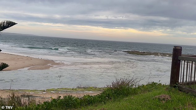 The canal at The Entry is a notorious danger spot as shifting sands push strong currents out to sea (pictured)