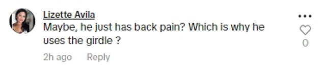 Many commenters asked what a faja is, to which people responded that it was Spanx, a waist trainer, or a faja, which is a compression garment.