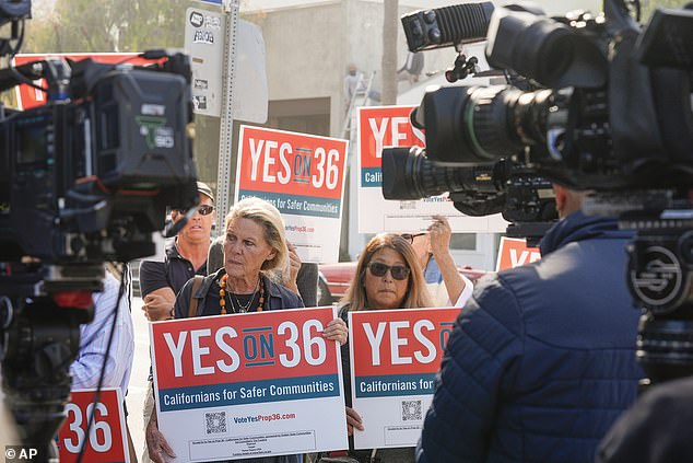 Neighbors and local business owners come together to support California Proposition 36