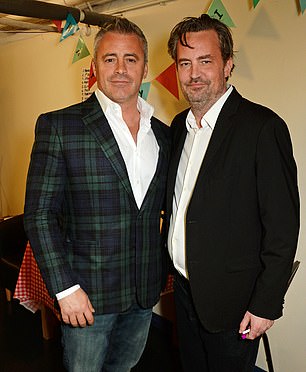 LeBlanc and late former co-star Matthew Perry shared a love of luxury sports vehicles.